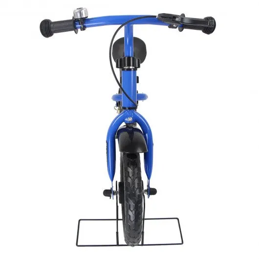 12" Three Colors Kids Bike Bicycle with Brakes and Bell-Blue