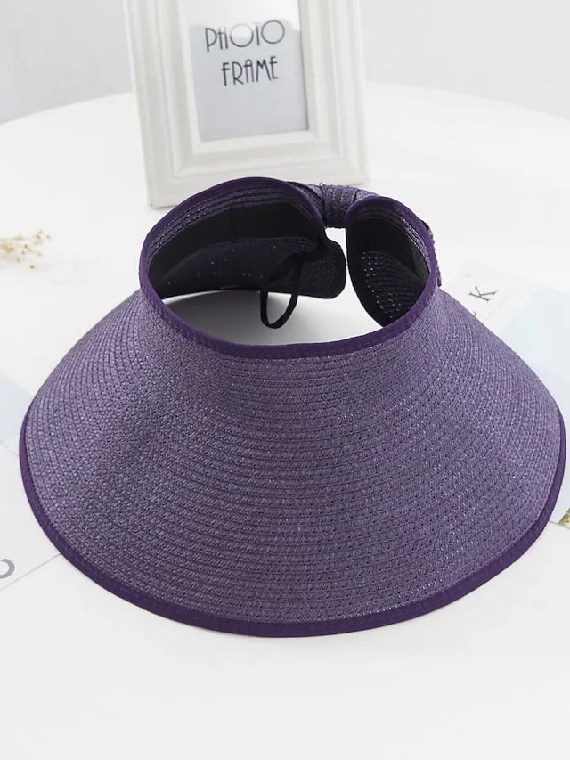 14 Colors Straw Sun Hat for Women and Men - Summer Beach Panama Hat