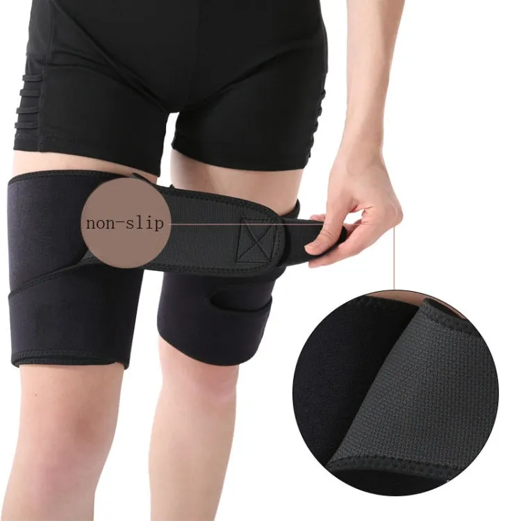 1pair Adhesive Thigh Protector Sports and Fitness Leg Protector, Specification: M（55 x 19cm）