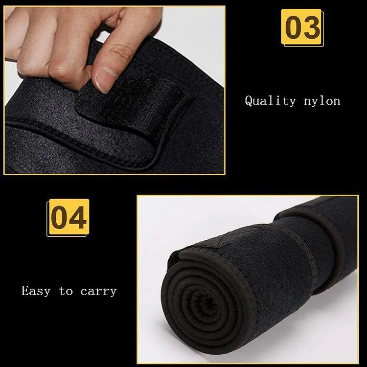 1pair Adhesive Thigh Protector Sports and Fitness Leg Protector, Specification: M（55 x 19cm）