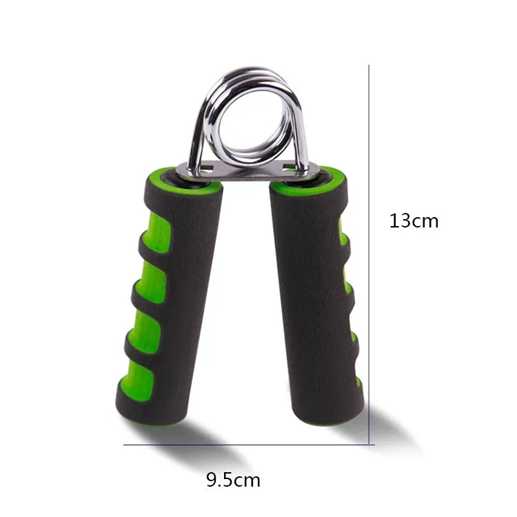 2 PCS Home Fitness Finger Exercise Spring Type A Grip With Foam Handle(Black Green)