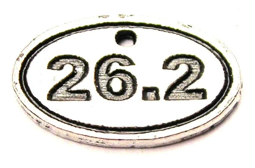 26.2 Marathon Genuine American Pewter Charm