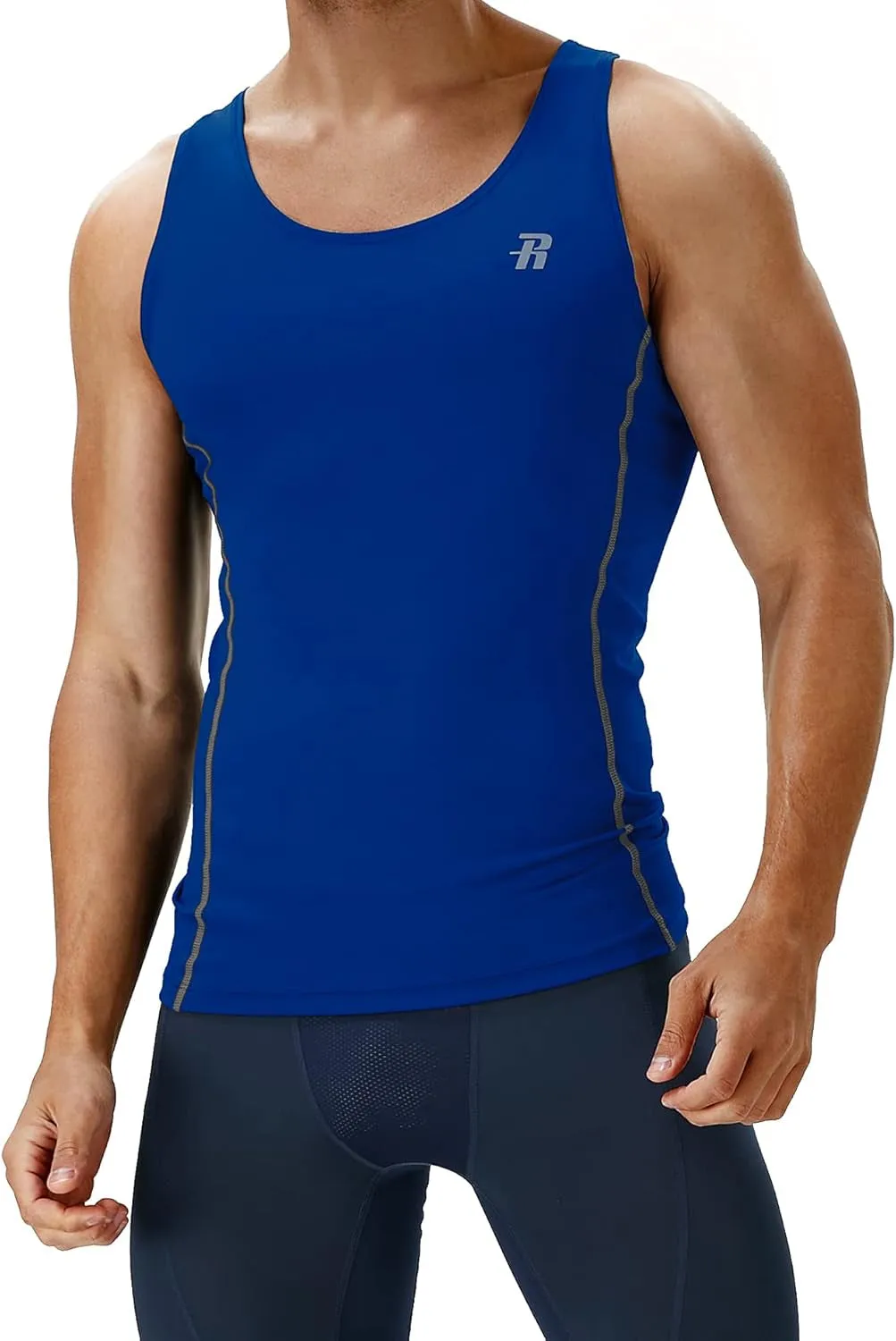 3 Pack Men'S Compression Tank Tops Sleeveless Compression Shirts for Men