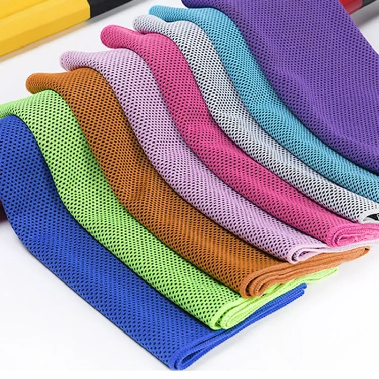 30x80cm  Summer Fitness Cold Sports Towel To Cool Down Ice Cold Towel(Bright Orange)