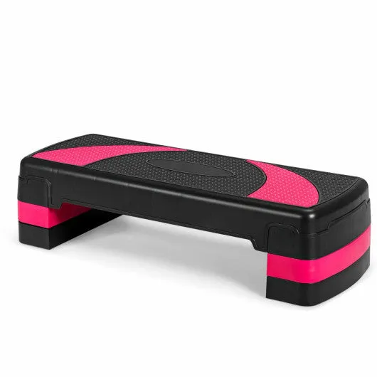 31 Inch Adjustable Exercise Aerobic Stepper with Non-Slip Pads