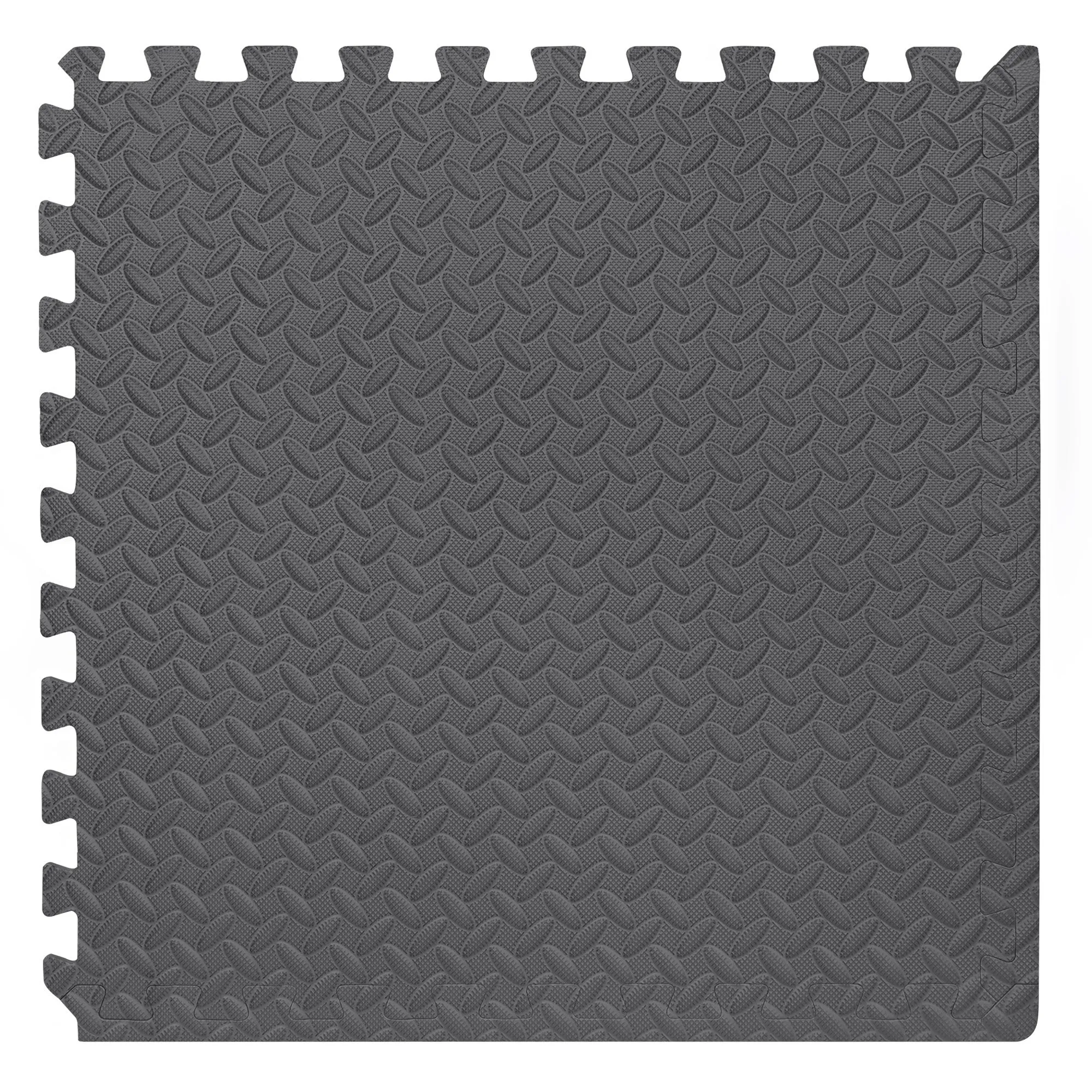 96 Sq. Ft. 24-Piece Puzzle Exercise Mat w/ 2x2ft Interlocking Foam Tiles