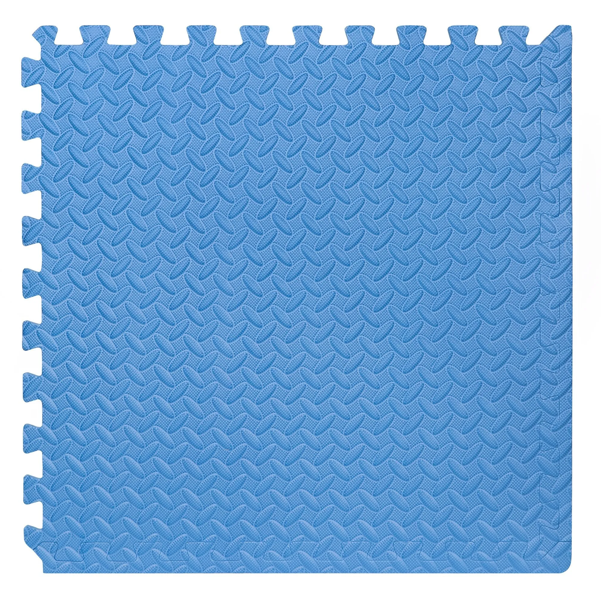 96 Sq. Ft. 24-Piece Puzzle Exercise Mat w/ 2x2ft Interlocking Foam Tiles