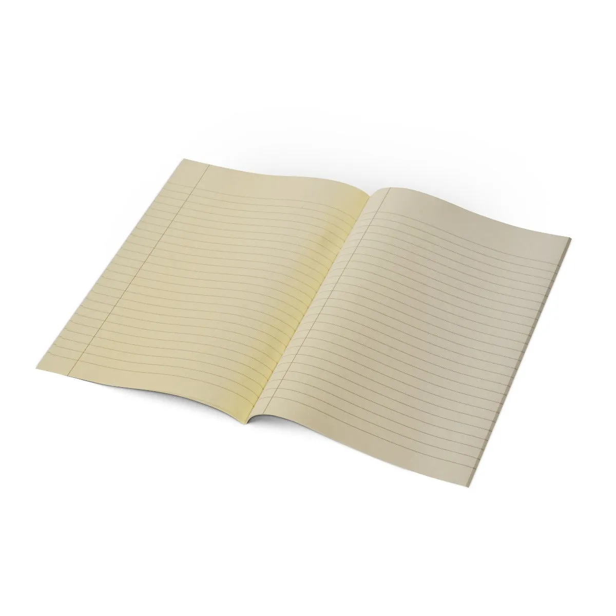 A4 -10mm Lined Tinted Exercise Book - (Yellow Cover)