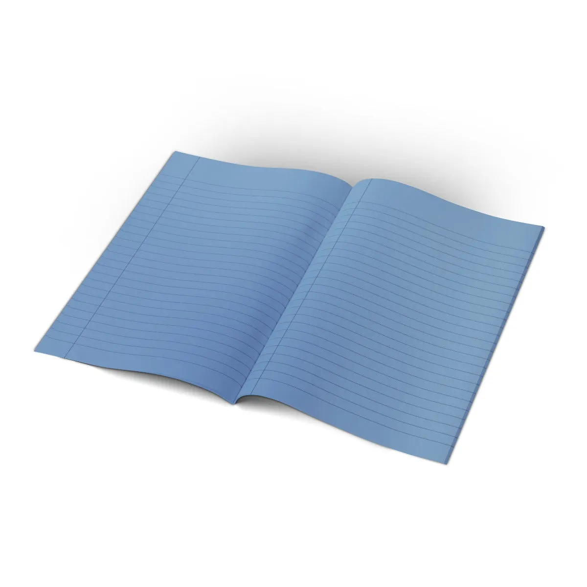 A4 -10mm Lined Tinted Exercise Book - (Yellow Cover)