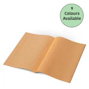 A4 -10mm Lined Tinted Exercise Book - (Yellow Cover)