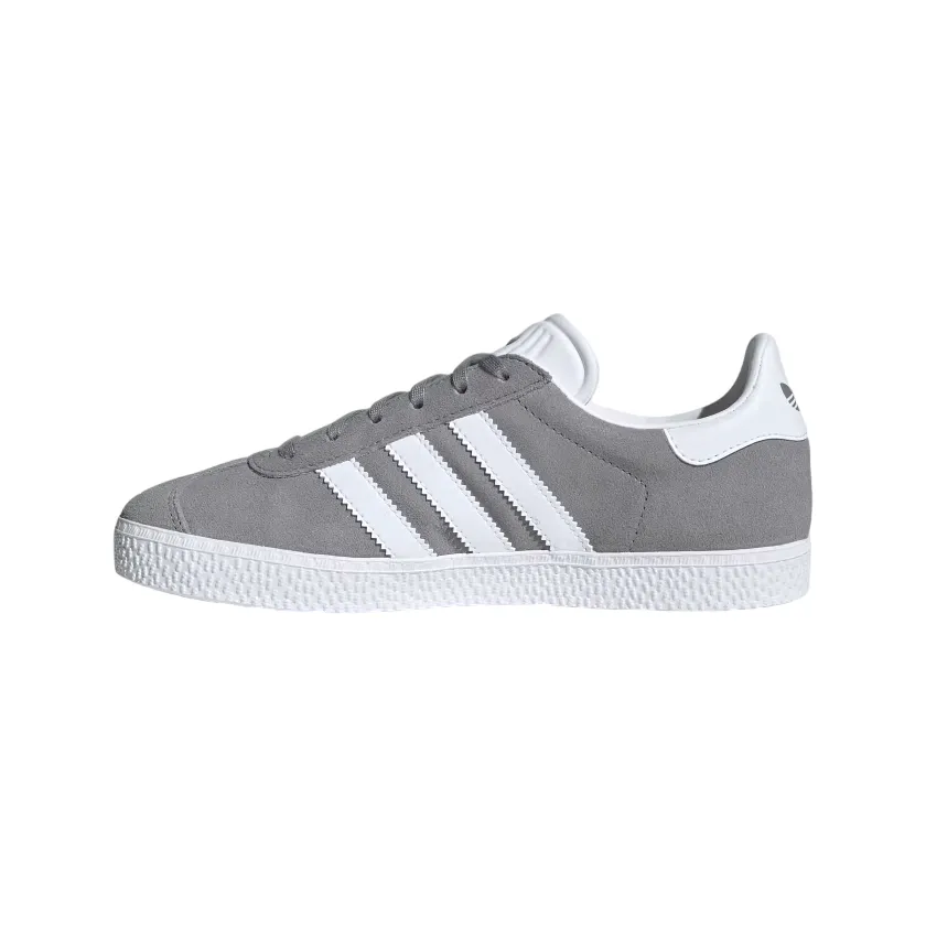 Adidas Originals scarpa sneakers da ragazzi Gazelle FW0716 grigio-bianco