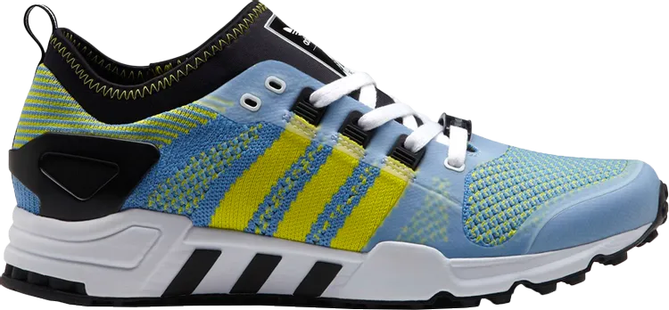 Adidas Palace x EQT 'Flurro Yellow' sneakers, blue