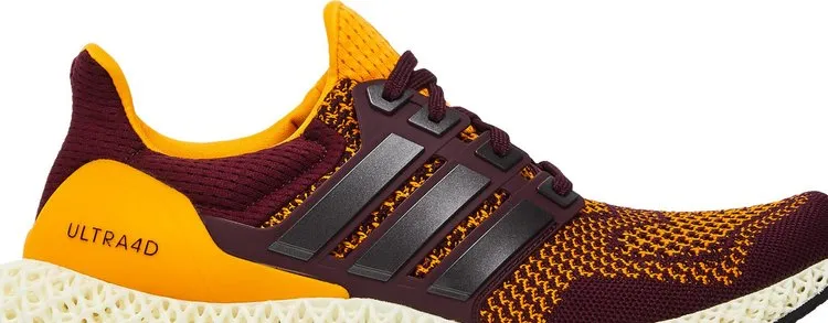 Adidas Ultra 4D 'Arizona State' Sneakers, Red