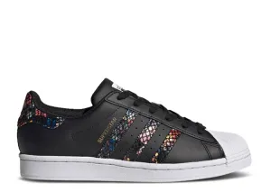 Adidas WMNS SUPERSTAR 'FLORAL SNAKESKIN PRINT' sneakers, black