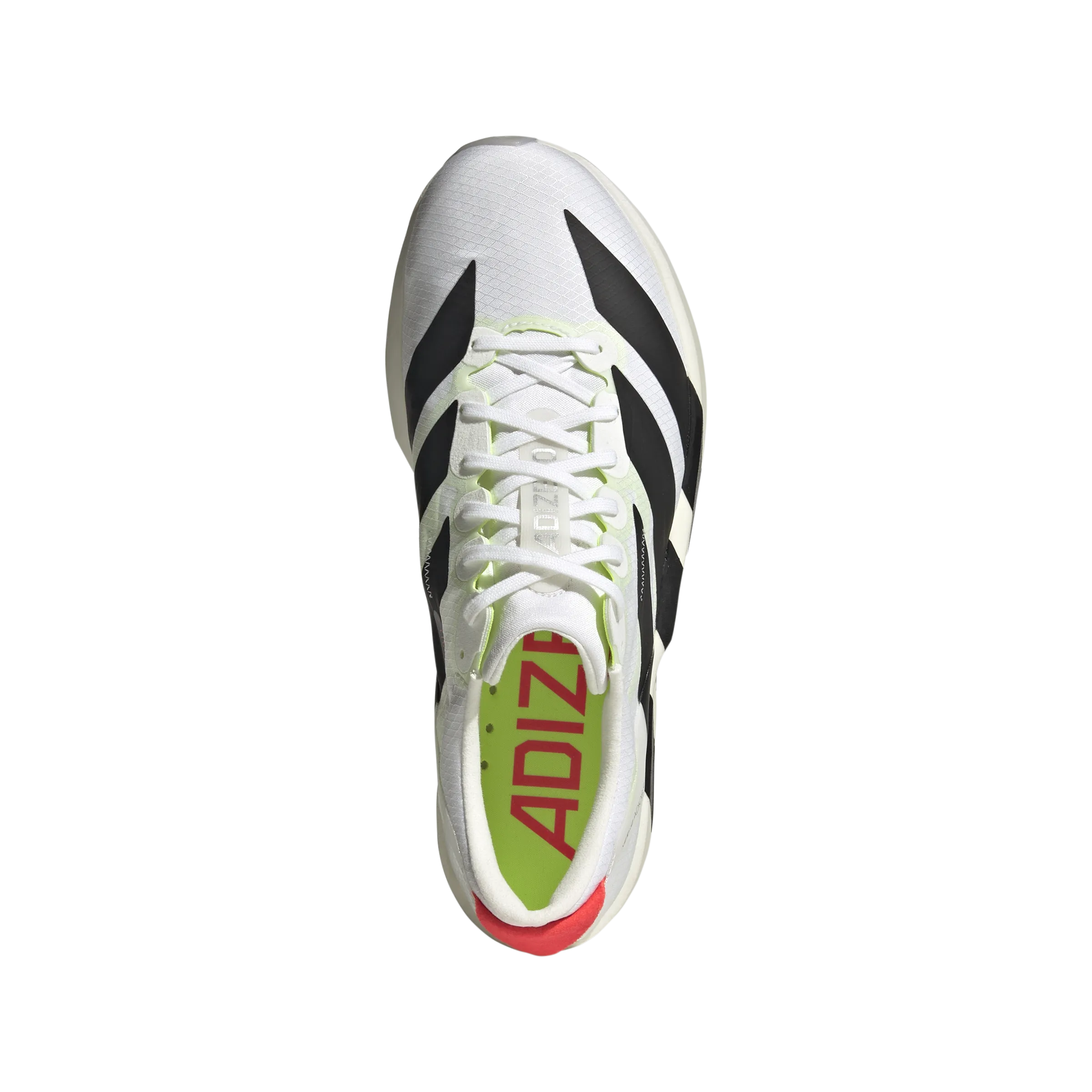 Adidas Adizero Adios 9 (Womens) - White/FtwrWhite/Core Black/Lucid Red