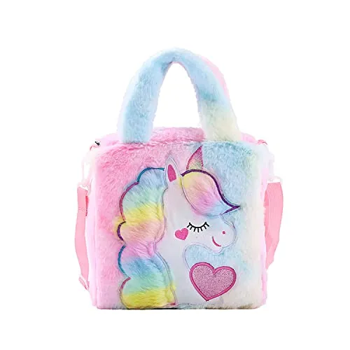 ADISA Unicorn Toddler Bag Princess Cute Crossbody Handbags Gift for Girls