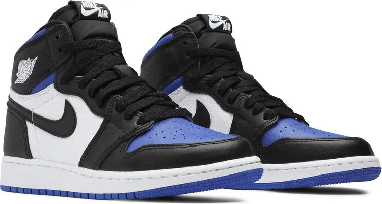 Air Jordan 1 Retro High OG GS Royal Toe Sneakers, Blue