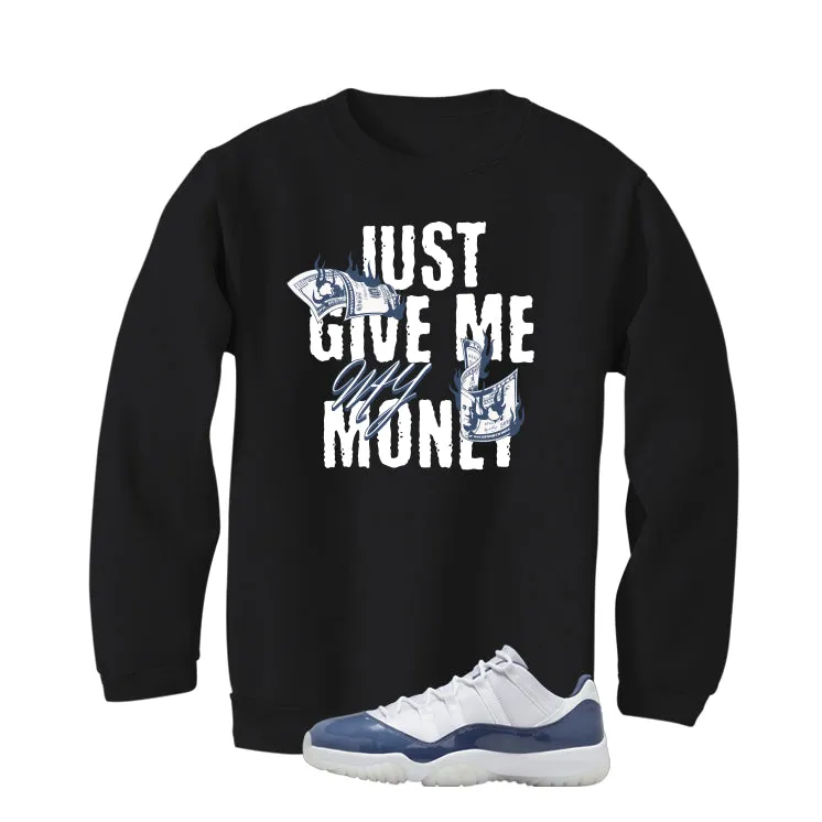 Air Jordan 11 Low Diffused Blue Black T-Shirt (Just give me my money)| illcurrency