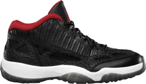 Air Jordan 11 Retro Low Black Charcoal Red 2011 sneakers, black