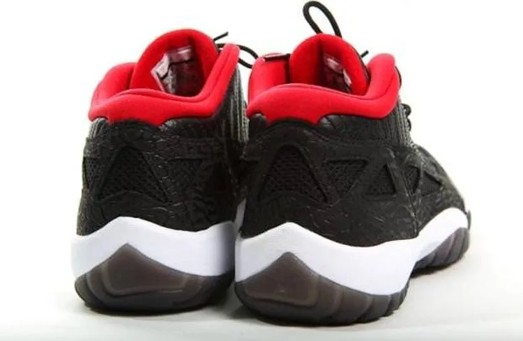 Air Jordan 11 Retro Low Black Charcoal Red 2011 sneakers, black