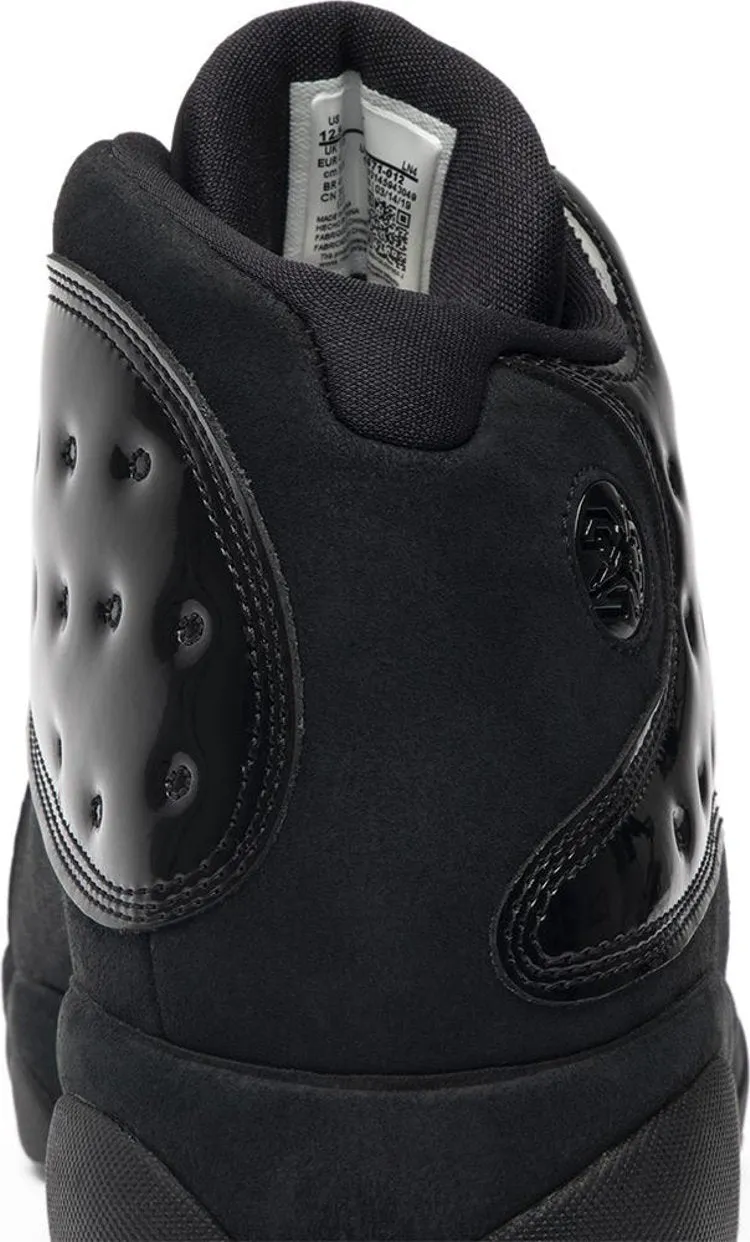 Air Jordan 13 Retro Cap and Gown Sneakers, Black