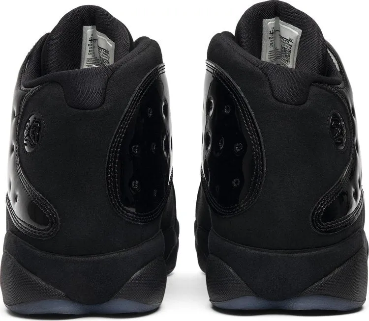 Air Jordan 13 Retro Cap and Gown Sneakers, Black