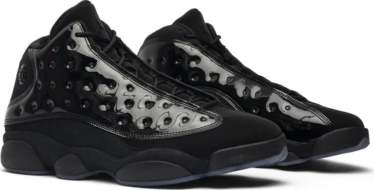 Air Jordan 13 Retro Cap and Gown Sneakers, Black