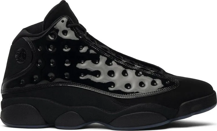 Air Jordan 13 Retro Cap and Gown Sneakers, Black