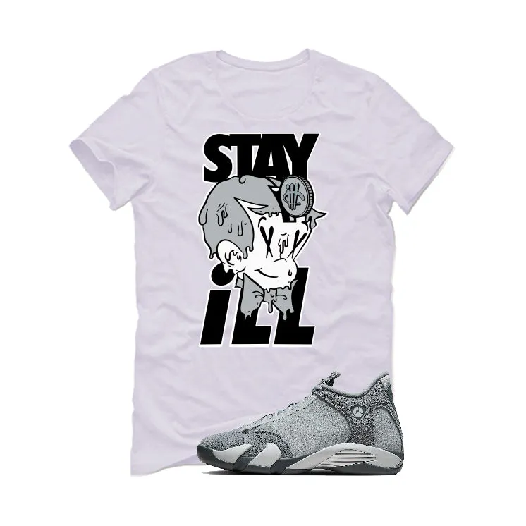 Air Jordan 14 “Flint Grey” | illcurrency White T-Shirt (ILL RICHIE)