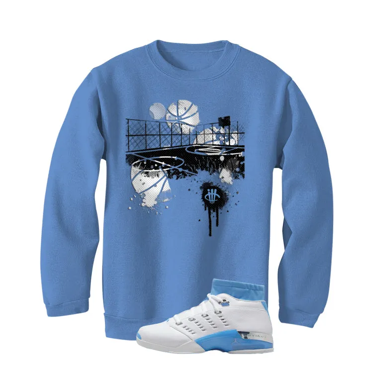 Air Jordan 17 Low University Blue Carolina Blue T-Shirt (B Court)| illcurrency