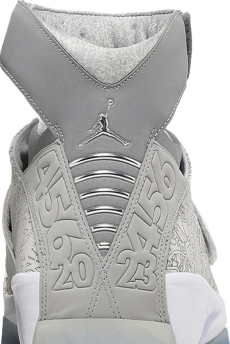 Air Jordan 20 Retro Laser Sneakers, White