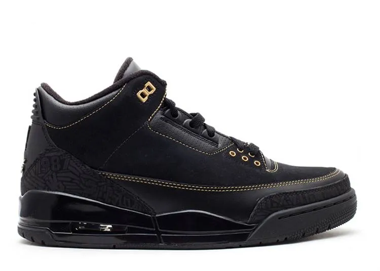 AIR JORDAN 3 'BLACK HISTORY MONTH' sneakers, black