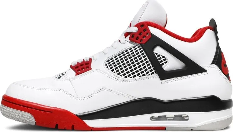 Air Jordan 4 Retro OG Fire Red 2020, white