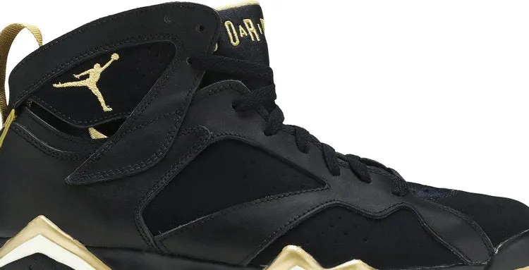 Air Jordan 7 Retro Golden Moments Sneakers, Black