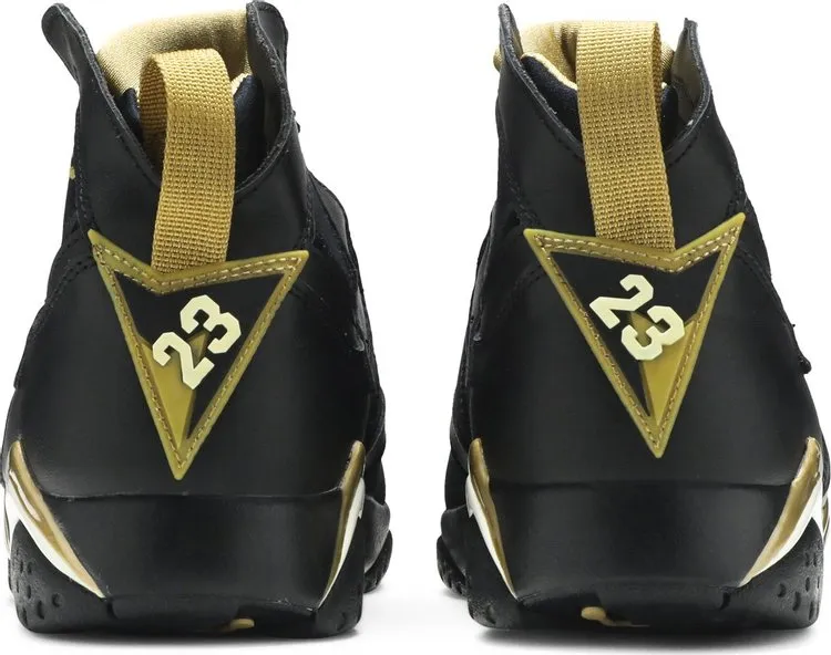 Air Jordan 7 Retro Golden Moments Sneakers, Black