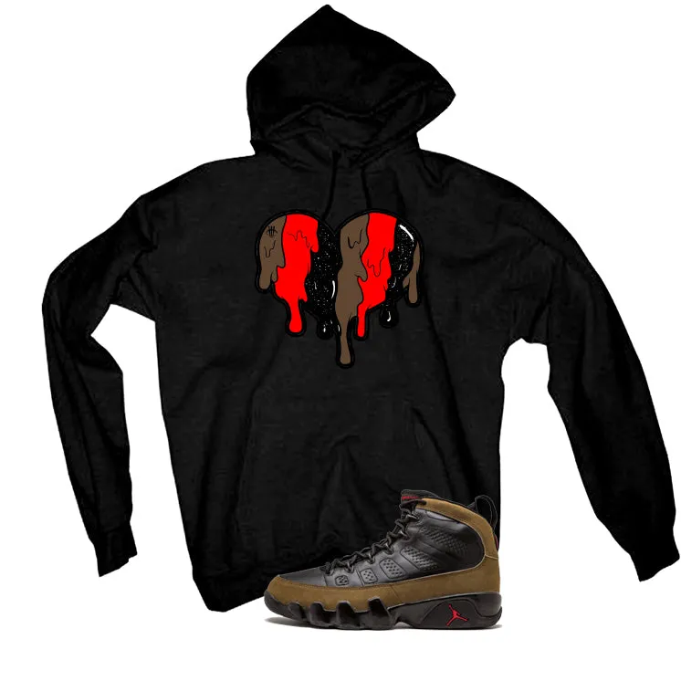 Air Jordan 9 Olive Black T-Shirt (Heart)| illcurrency