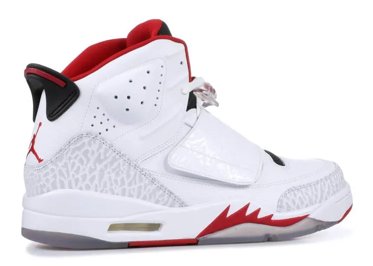 AIR JORDAN SON OF MARS 'FIRE RED' sneakers, white