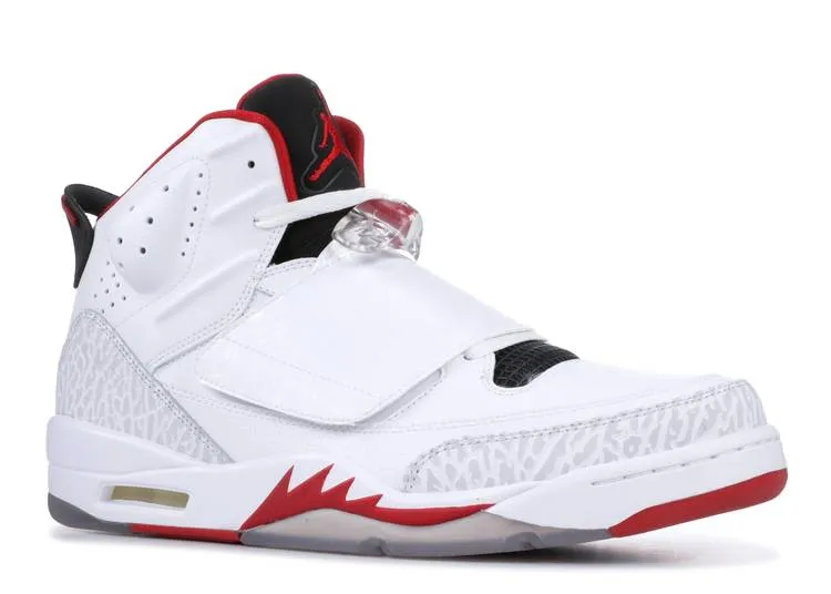 AIR JORDAN SON OF MARS 'FIRE RED' sneakers, white