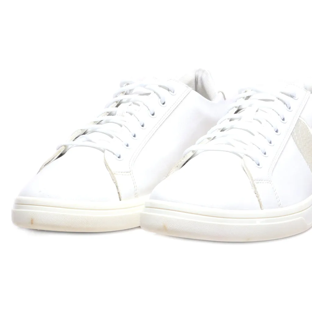 Aldo Low-Top Sneakers Leather White Colour For Men