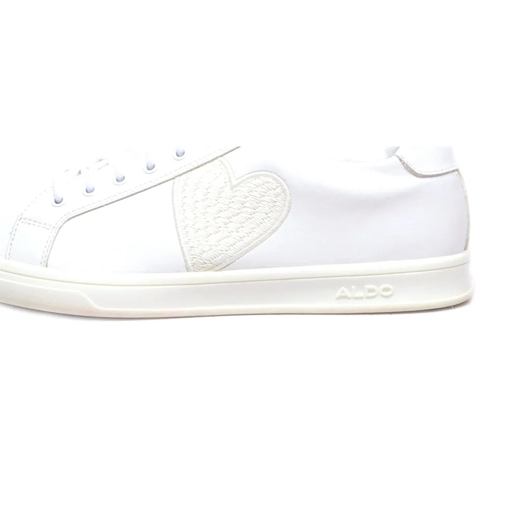 Aldo Low-Top Sneakers Leather White Colour For Men