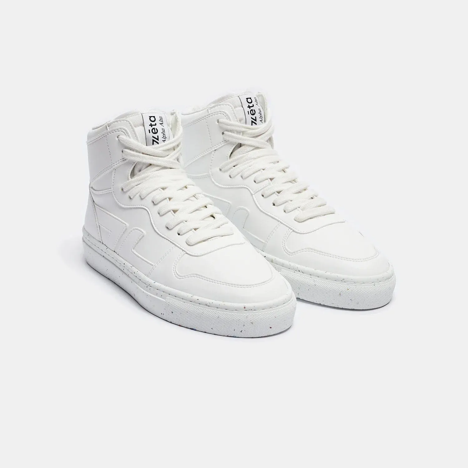 Alta High Top Vegan Sneakers | White