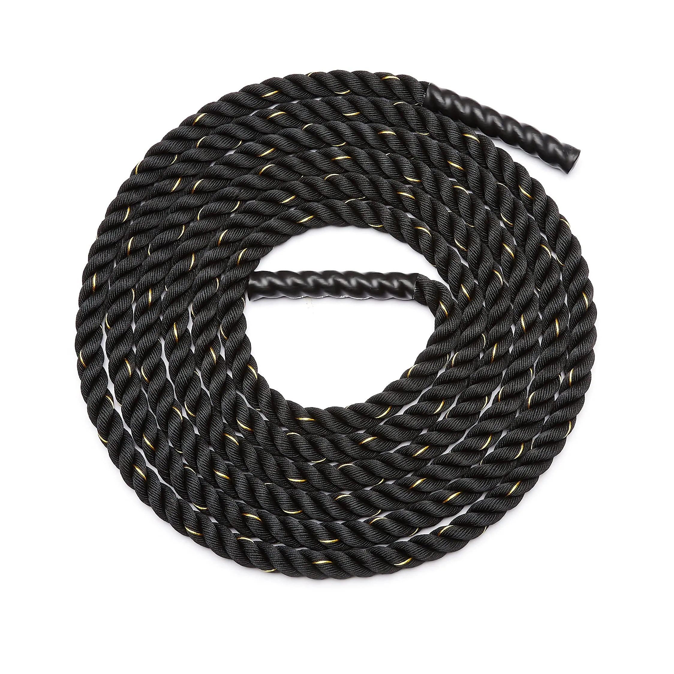 amazon basics, AmazonBasics 1.5in Exercise Rope for Strength Training, 30ft, Polyester, Black