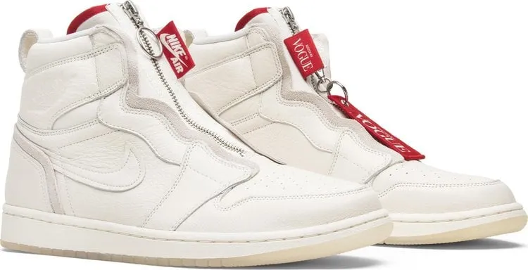 Anna Wintour x Wmns Air Jordan 1 Retro High Zip Sail sneakers, white