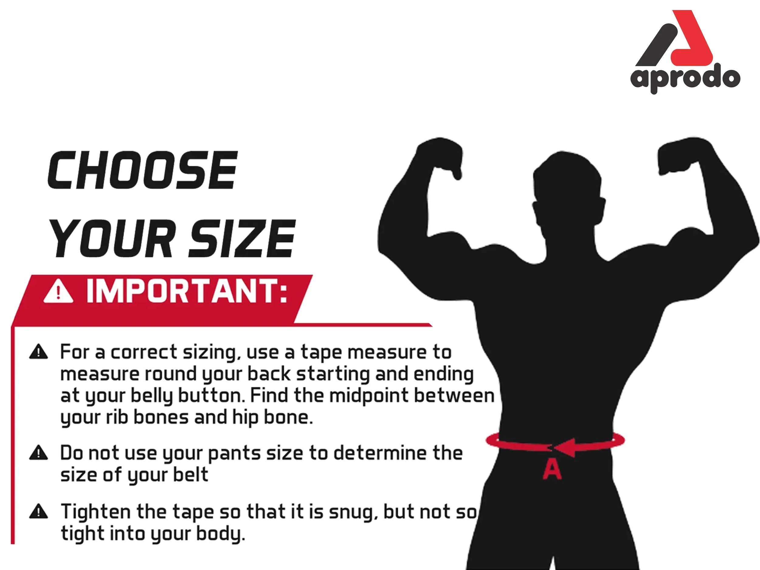 APRODO Power Guidance Nylon Weightlifting Belt (Free Size) Lumbar Waist Support Trainer Protector Belts for Weight Lifting Fitness Sport Gym for Men and Women