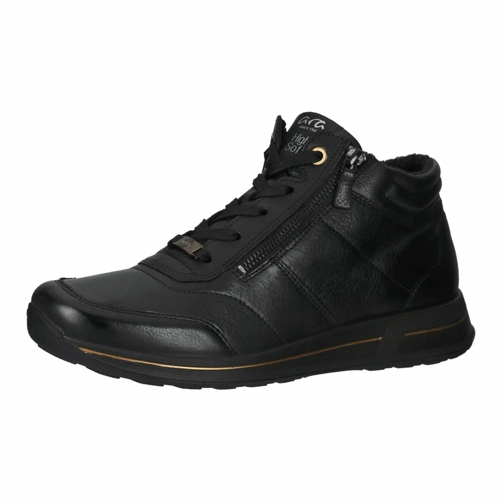 Ara Zapatillas Zip Sneakers, Black