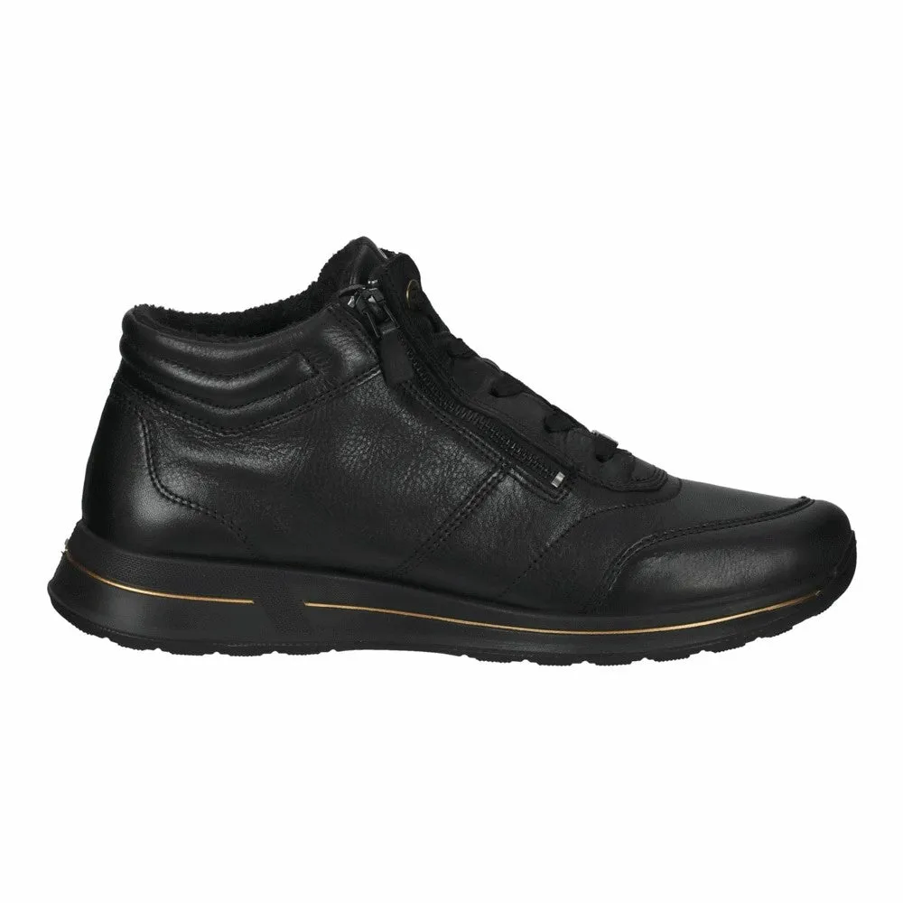 Ara Zapatillas Zip Sneakers, Black