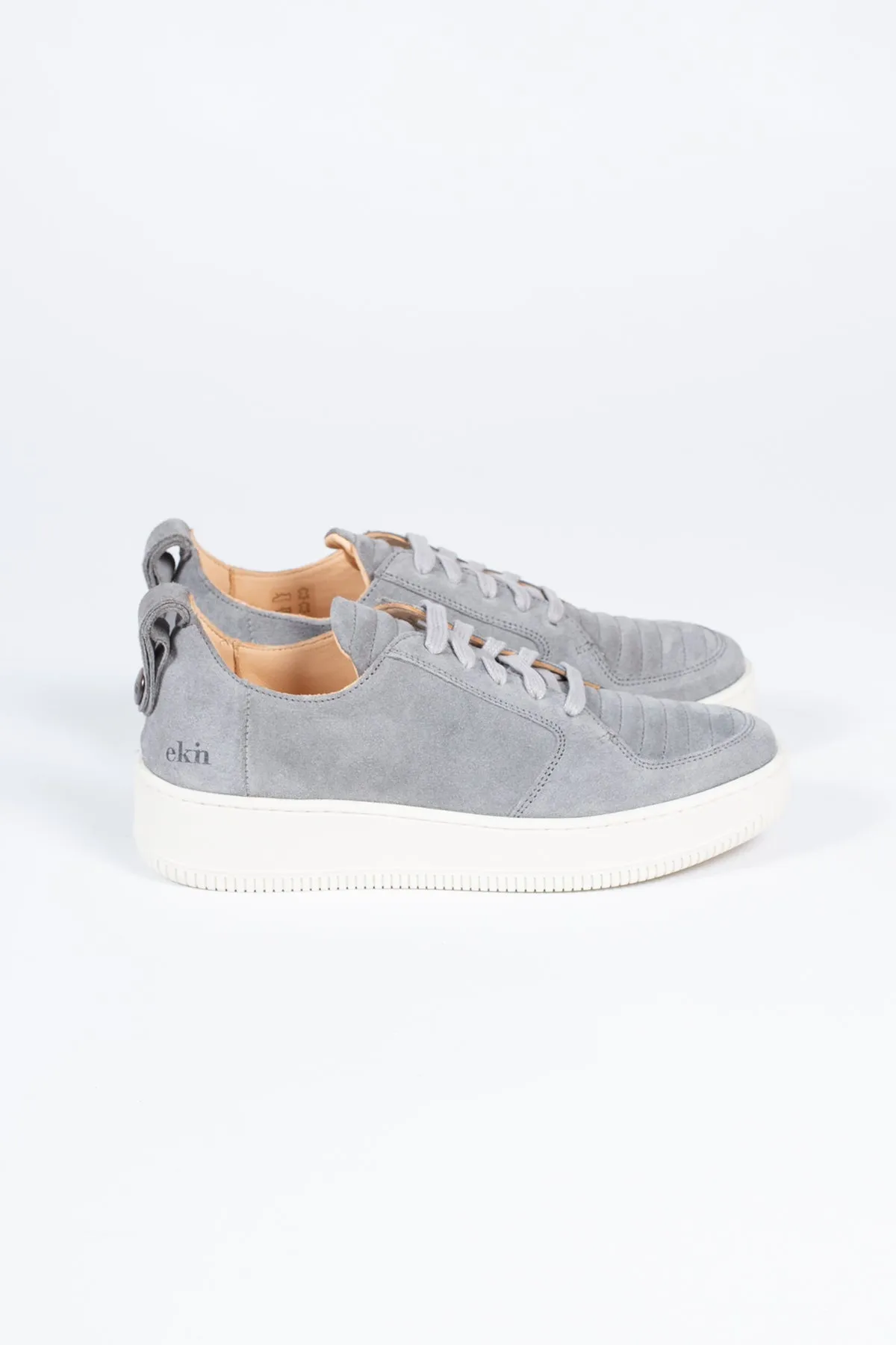 Argan Low Sutri Sneaker | Grey Suede