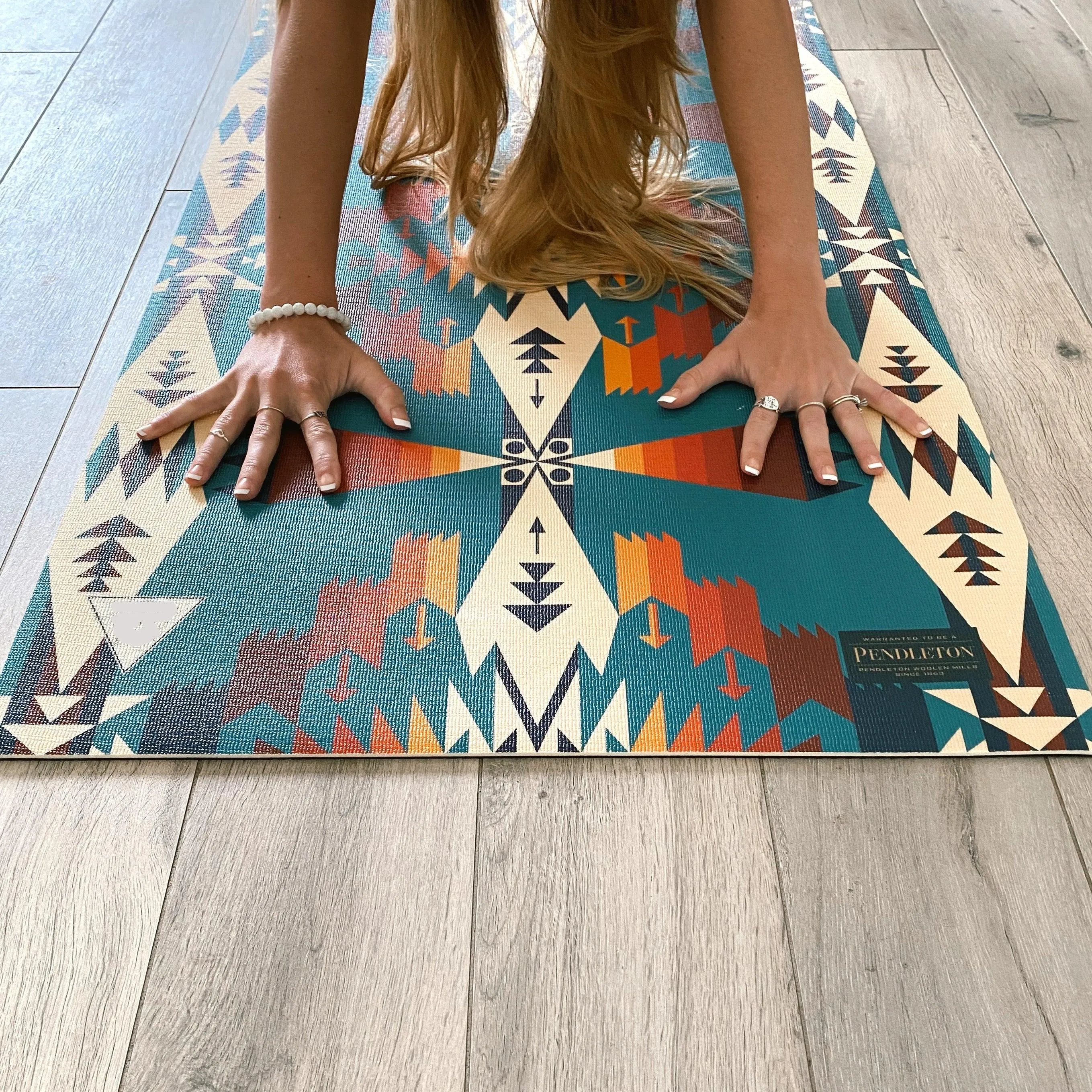 Ascend Yoga Mat Pendleton Tucson Turquoise Mat