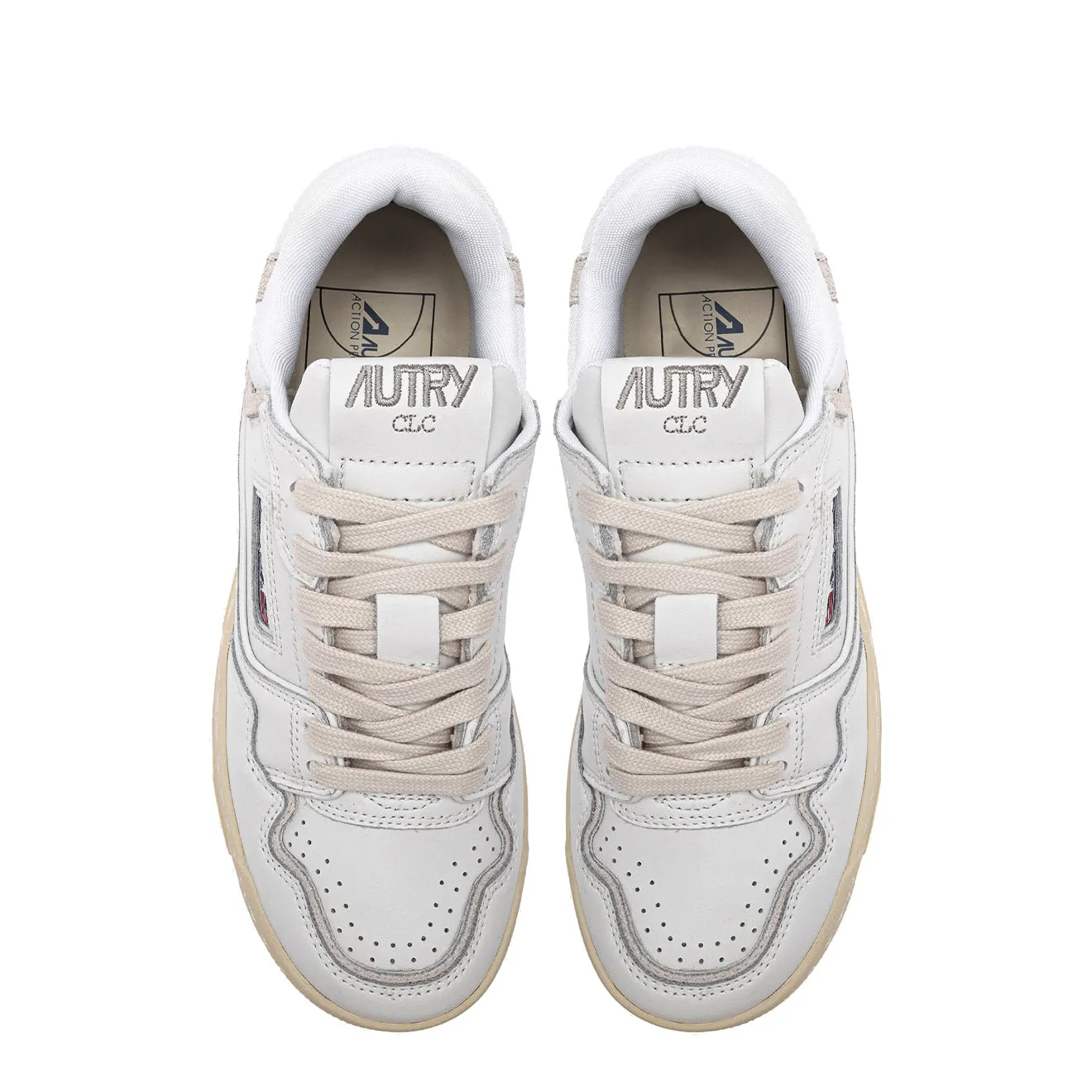 Autry CLC Low Multi / Matte White