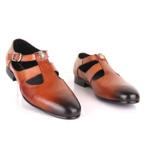 Billionaire Exotic Plain with Logo Brown Cover Shoe